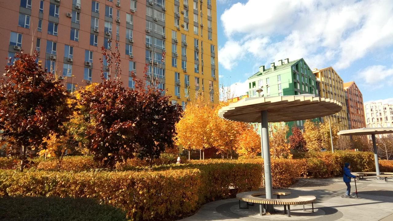 Georgeous Bright Studio In A Bright Residential Complex Comfort Town Кт-08 基輔 外观 照片
