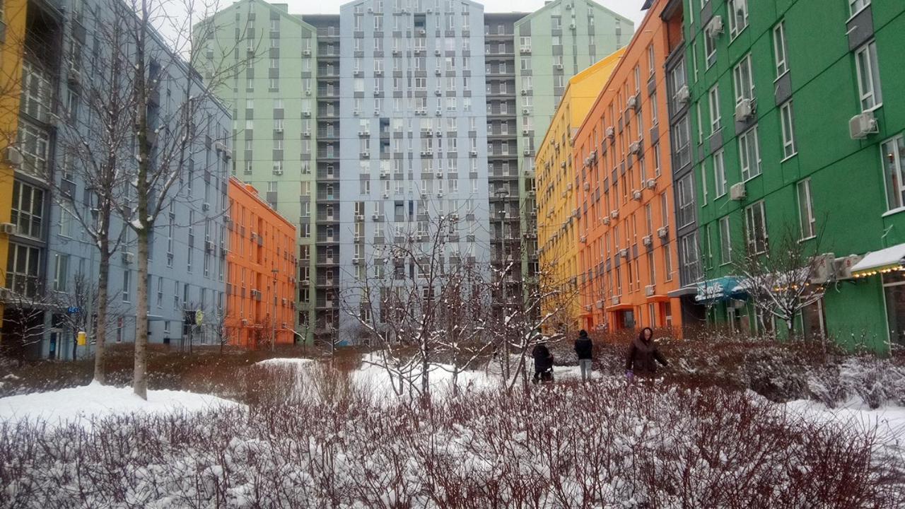 Georgeous Bright Studio In A Bright Residential Complex Comfort Town Кт-08 基輔 外观 照片