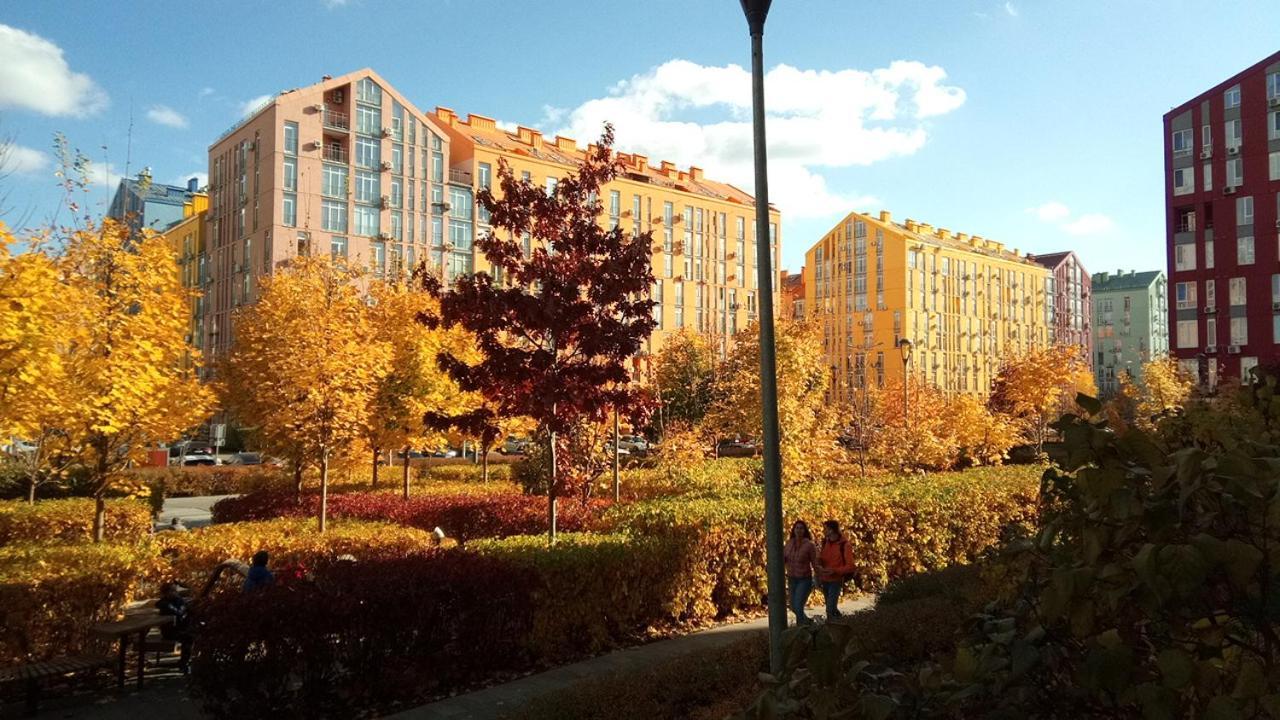 Georgeous Bright Studio In A Bright Residential Complex Comfort Town Кт-08 基輔 外观 照片